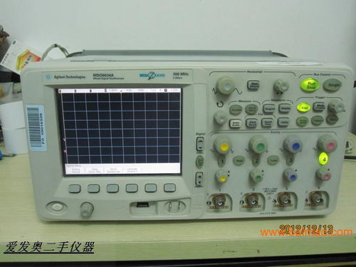 MS06034A安捷伦示波器 二手销售与租赁市场全解析